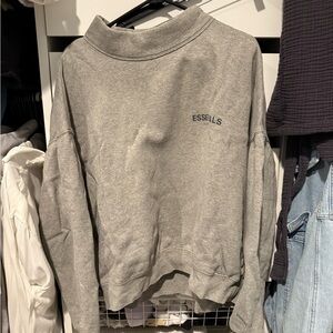 Essentials Heather Gray Sweatshirt